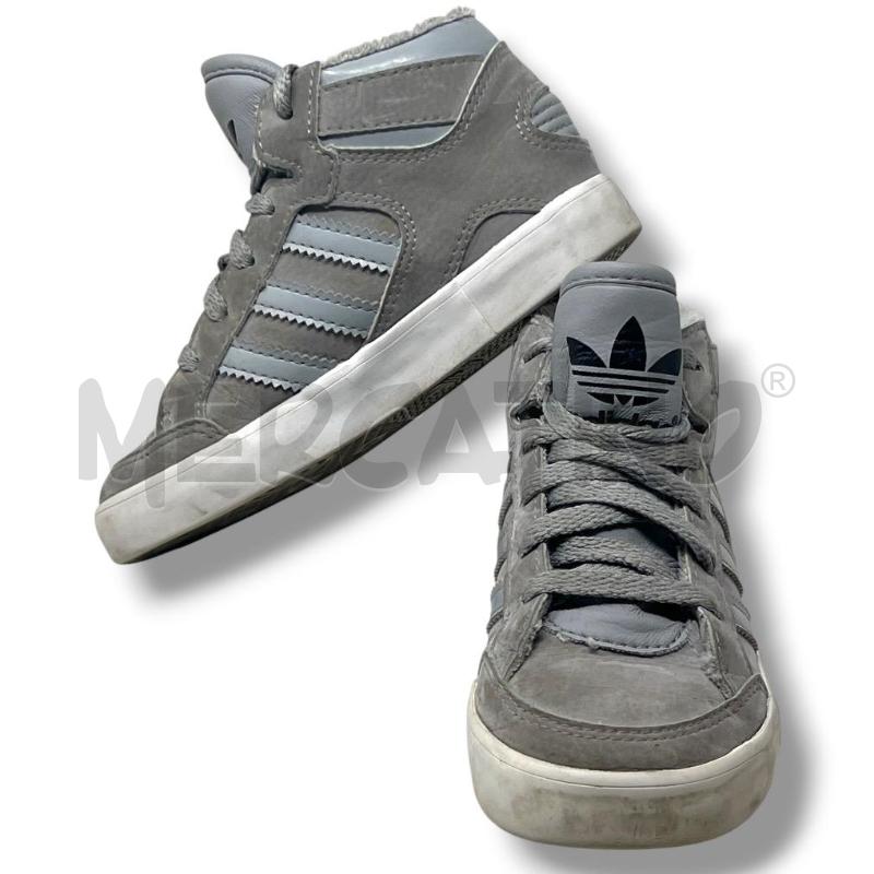 SCARPE BAMBINO ADIDAS GRIGIE HARDCOURT HI  | Mercatino dell'Usato Rivoli 2