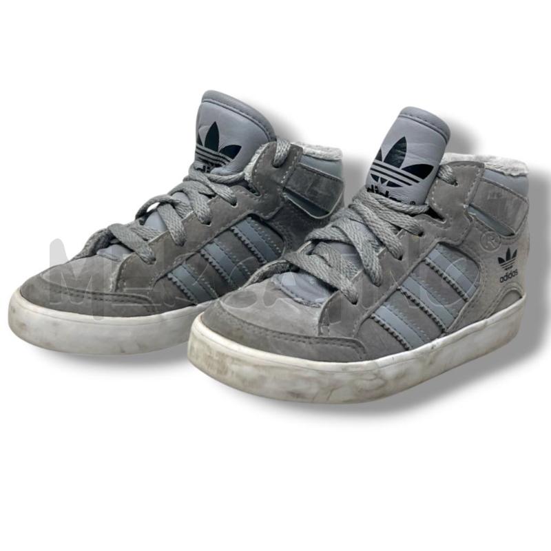 SCARPE BAMBINO ADIDAS GRIGIE HARDCOURT HI  | Mercatino dell'Usato Rivoli 3
