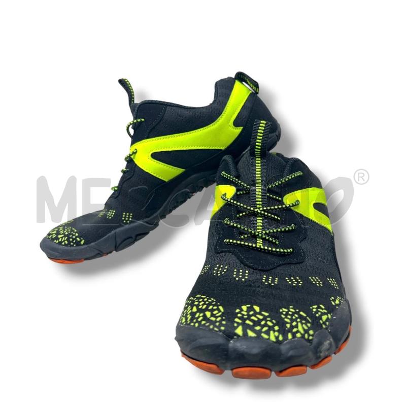 SCARPE DA TREKKING N. 37 NERE GIALLO FLUO | Mercatino dell'Usato Rivoli 1