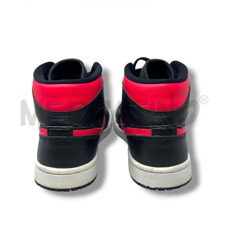 SCARPE DONNA AIR JORDAN 1 MID NERE ROSSE | Mercatino dell'Usato Rivoli 4