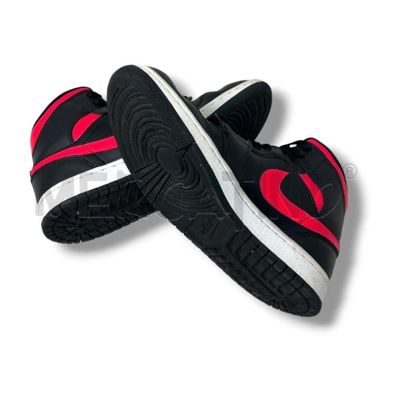 SCARPE DONNA AIR JORDAN 1 MID NERE ROSSE | Mercatino dell'Usato Rivoli 5