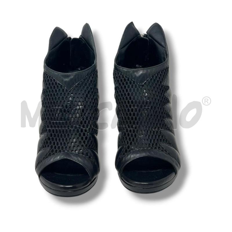 SCARPE DONNA ALBANO NERE PELLE TRAFORATE | Mercatino dell'Usato Rivoli 1