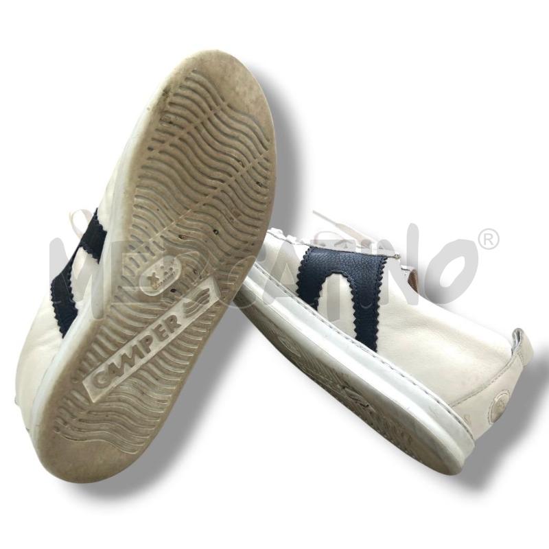 SCARPE DONNA CAMPER BIANCHE STEMMA BLU SCURO | Mercatino dell'Usato Rivoli 5