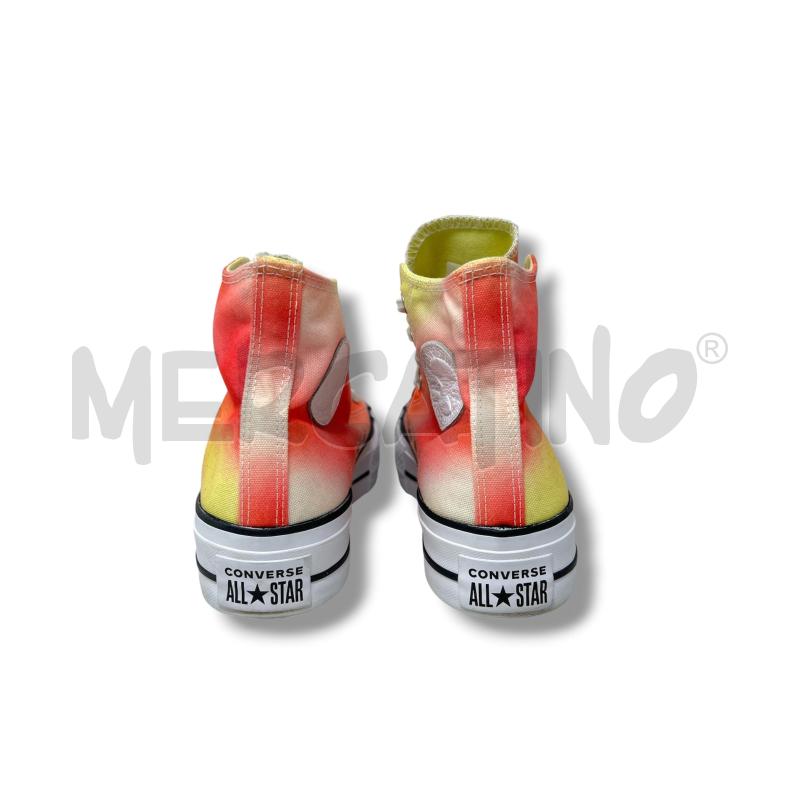 SCARPE DONNA CONVERSE ARANCIO SFUMATO PLATTFORM | Mercatino dell'Usato Rivoli 4