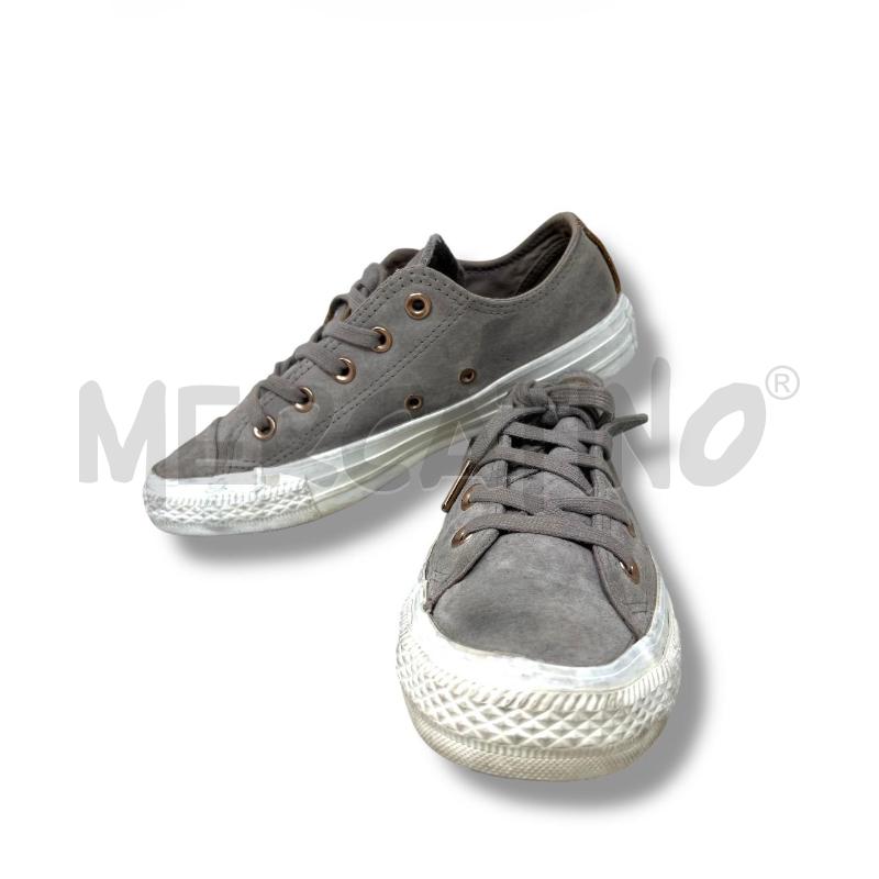 SCARPE DONNA CONVERSE BASSE SCAMOSCIATE GRIGIE  | Mercatino dell'Usato Rivoli 1