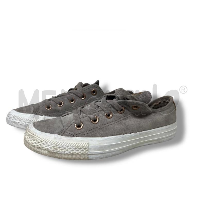 SCARPE DONNA CONVERSE BASSE SCAMOSCIATE GRIGIE  | Mercatino dell'Usato Rivoli 3