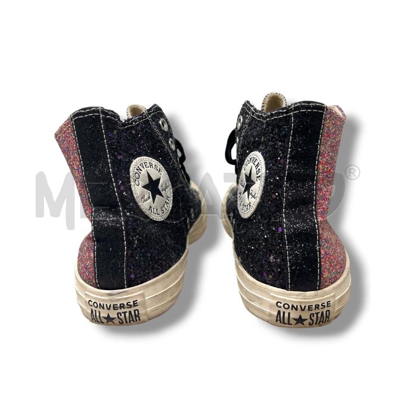 SCARPE DONNA CONVERSE GLITTER ROSA NERA | Mercatino dell'Usato Rivoli 4