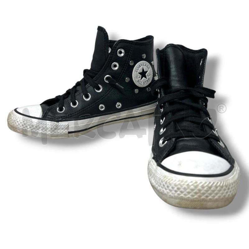 SCARPE DONNA CONVERSE NERE BORCHIE | Mercatino dell'Usato Rivoli 1