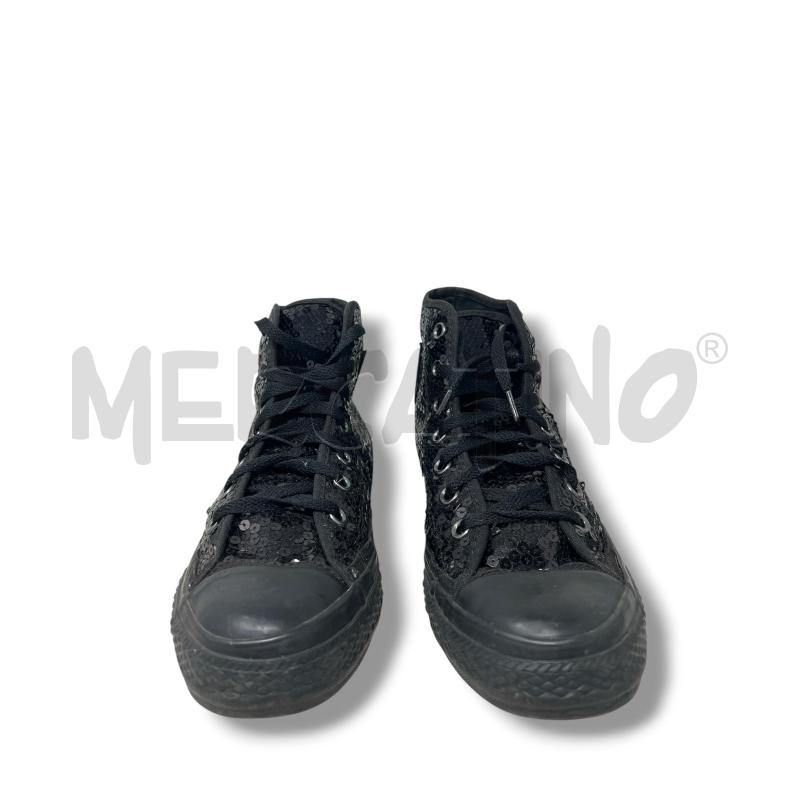 SCARPE DONNA CONVERSE NERE PAILLETTES  | Mercatino dell'Usato Rivoli 2