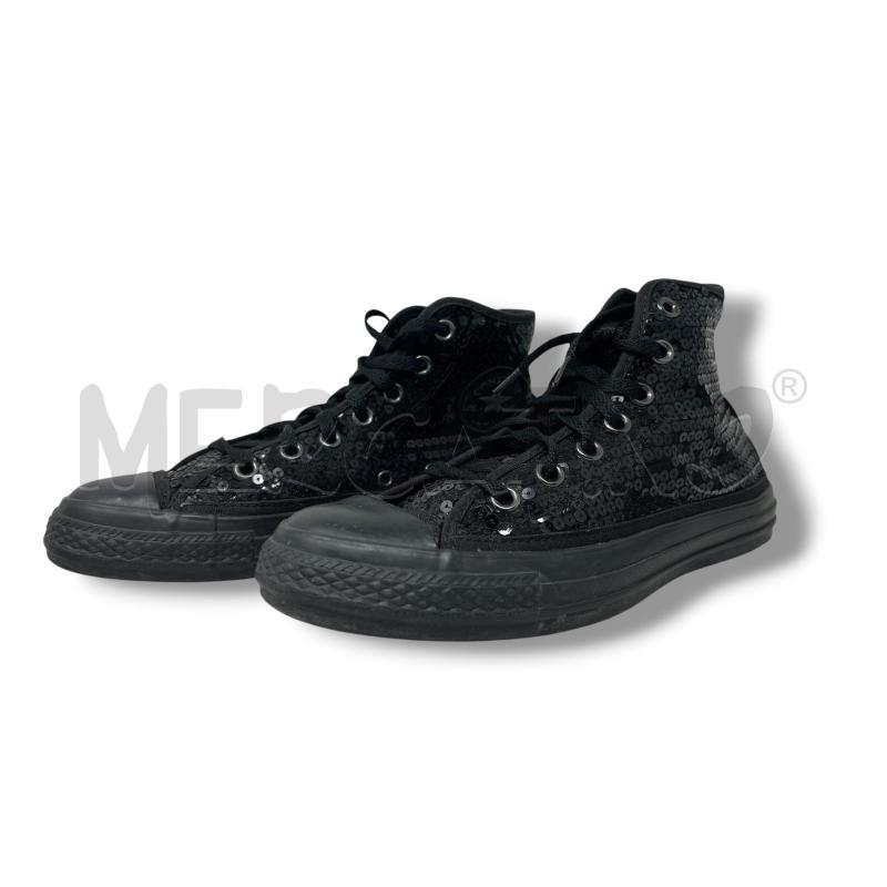SCARPE DONNA CONVERSE NERE PAILLETTES  | Mercatino dell'Usato Rivoli 3