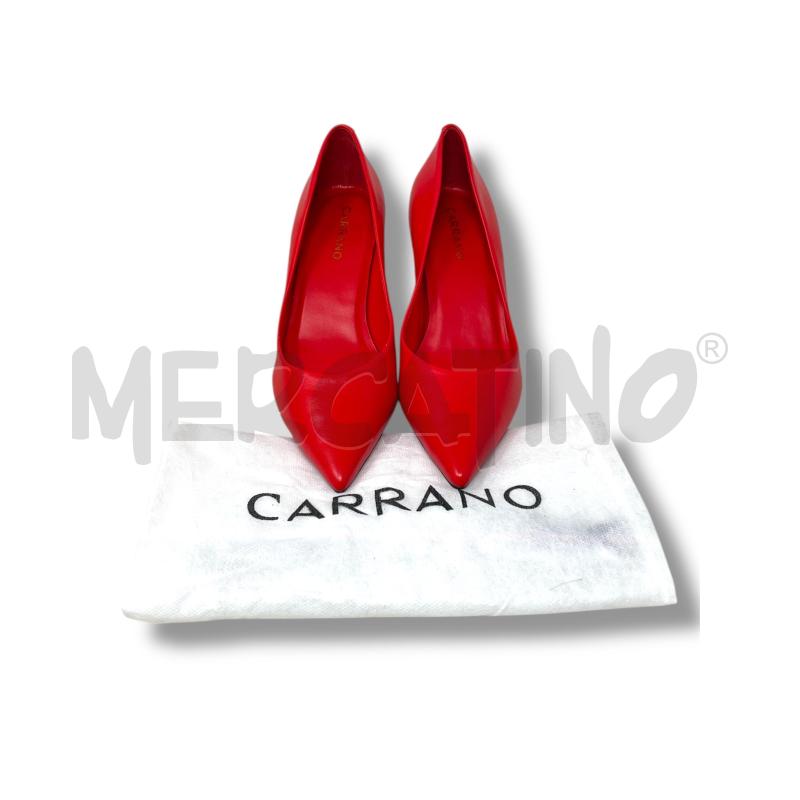 SCARPE DONNA CRRANO ROSSE TACCO LARGO | Mercatino dell'Usato Rivoli 1
