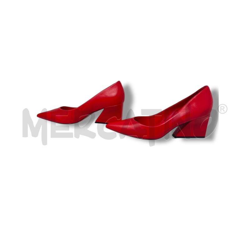 SCARPE DONNA CRRANO ROSSE TACCO LARGO | Mercatino dell'Usato Rivoli 2