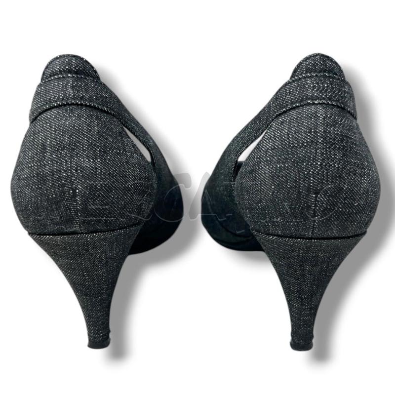 SCARPE DONNA DIESEL DENIM GRIGIO SCURO PUNTA PAILLETTES | Mercatino dell'Usato Rivoli 4