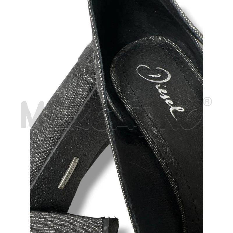 SCARPE DONNA DIESEL DENIM GRIGIO SCURO PUNTA PAILLETTES | Mercatino dell'Usato Rivoli 5
