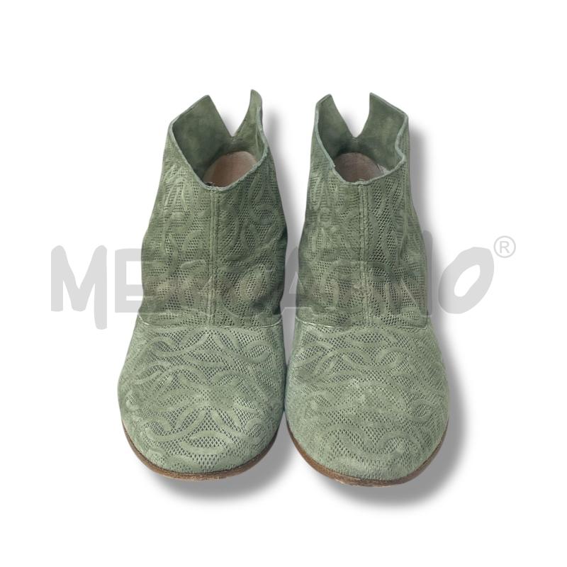 SCARPE DONNA FABI PELLE VERDE MENTA RICAMATO | Mercatino dell'Usato Rivoli 1