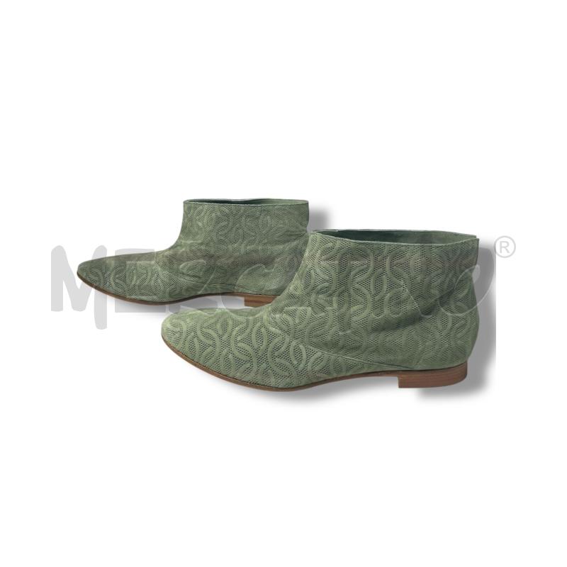SCARPE DONNA FABI PELLE VERDE MENTA RICAMATO | Mercatino dell'Usato Rivoli 2