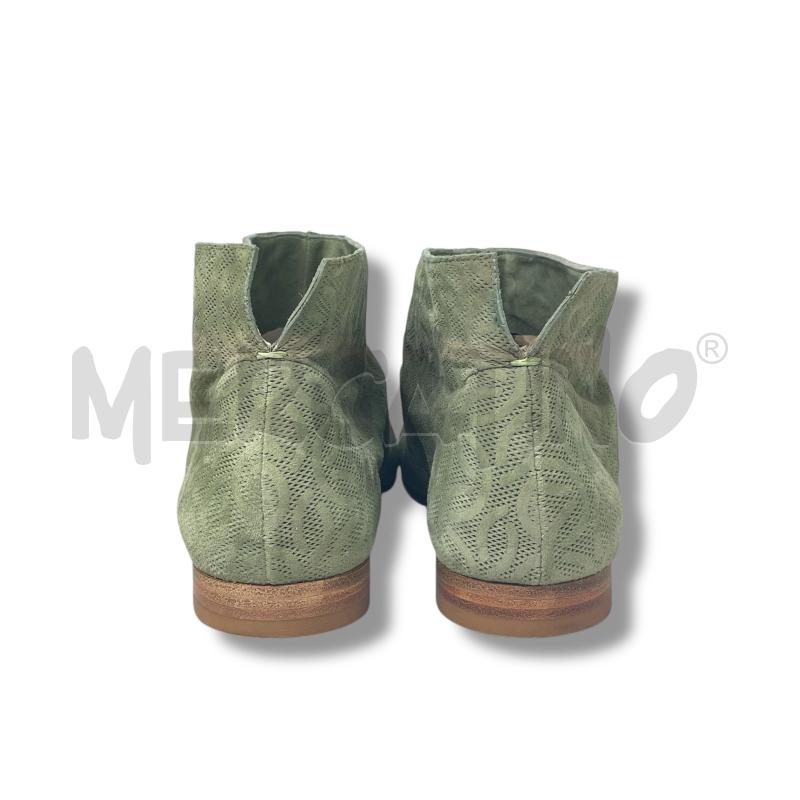 SCARPE DONNA FABI PELLE VERDE MENTA RICAMATO | Mercatino dell'Usato Rivoli 3