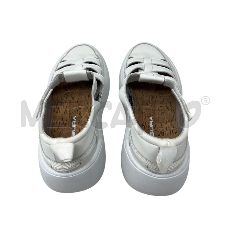 SCARPE DONNA FESSURA PELLE BIANCHE | Mercatino dell'Usato Rivoli 4