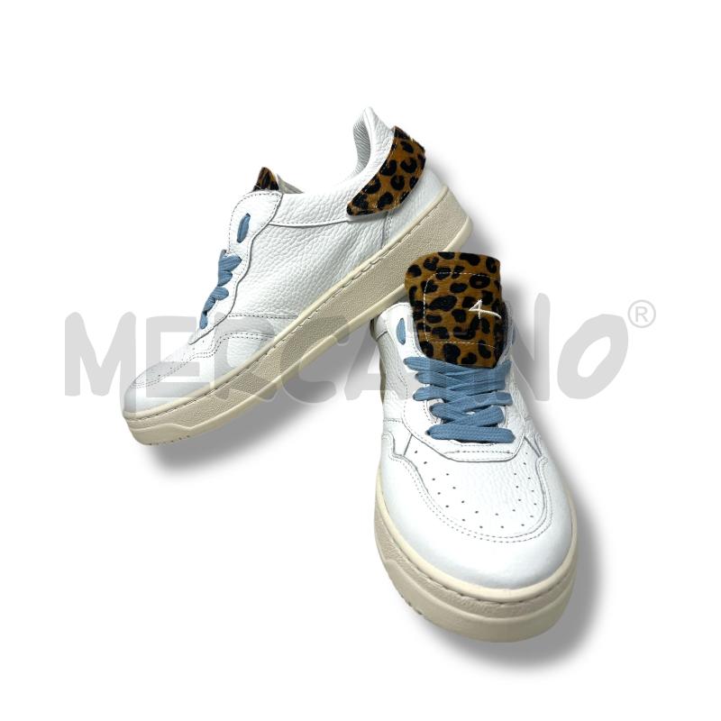 SCARPE DONNA FOURLINE BIANCHE RETRO E LINGUETTA INTERCAMBIABILE  | Mercatino dell'Usato Rivoli 1
