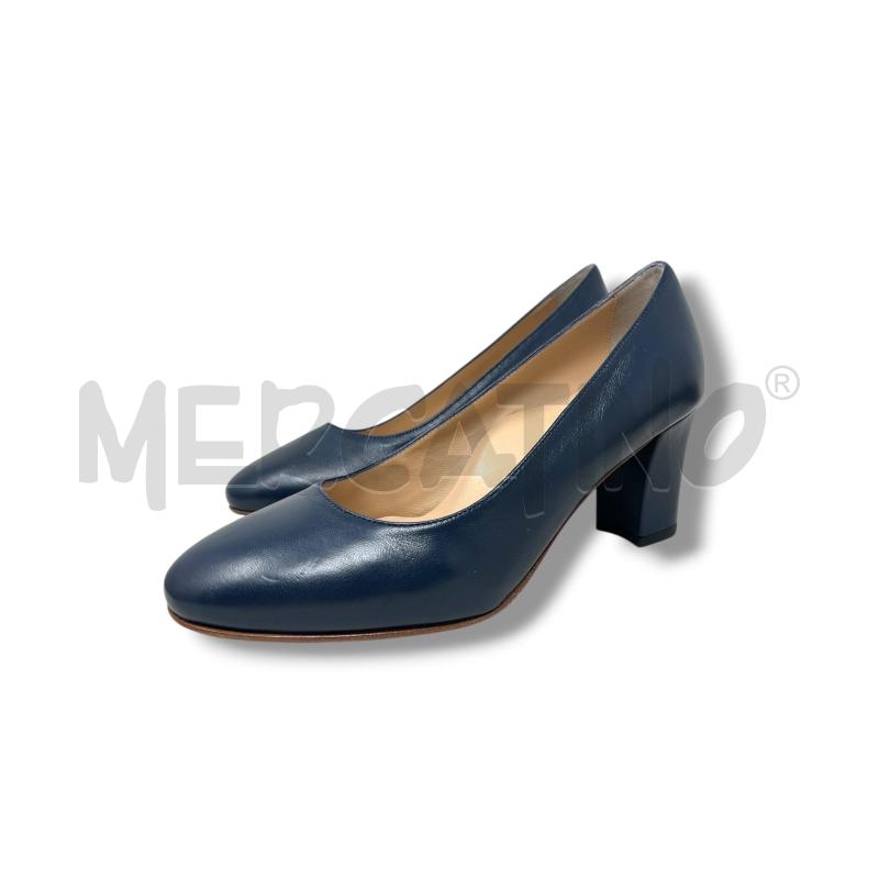 SCARPE DONNA GRUNLAND PELLE BLU  | Mercatino dell'Usato Rivoli 3