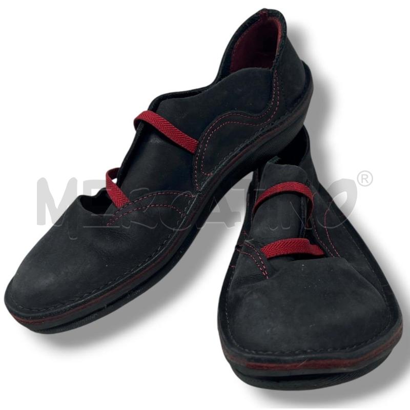 SCARPE DONNA LOINTS OF HOLLAND NERE LACCI ROSSI | Mercatino dell'Usato Rivoli 1