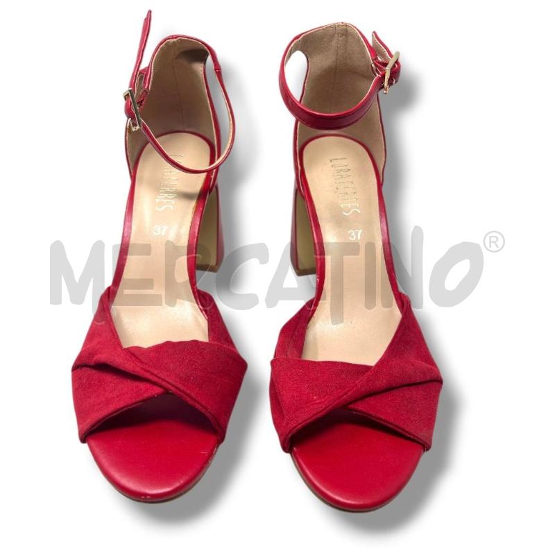 SCARPE DONNA LORA FERRES ROSSE CINTURINO | Mercatino dell'Usato Rivoli 2