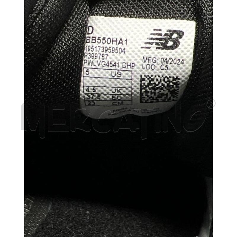 SCARPE DONNA NEW BALANCE 550 BIANCHE NERE | Mercatino dell'Usato Rivoli 5