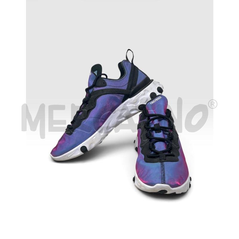 SCARPE DONNA NIKE REACT BLU VIOLA CANGIANTE | Mercatino dell'Usato Rivoli 1