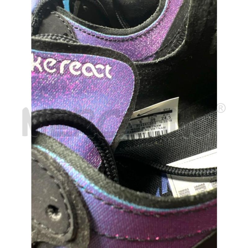 SCARPE DONNA NIKE REACT BLU VIOLA CANGIANTE | Mercatino dell'Usato Rivoli 5