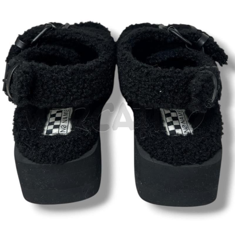 SCARPE DONNA NO NAME NERE PELUCHE DUE FIBBIE | Mercatino dell'Usato Rivoli 4