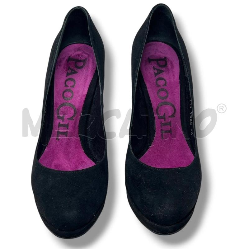 SCARPE DONNA PACO GIL NERE PELLE SCAMOSCIATA | Mercatino dell'Usato Rivoli 2