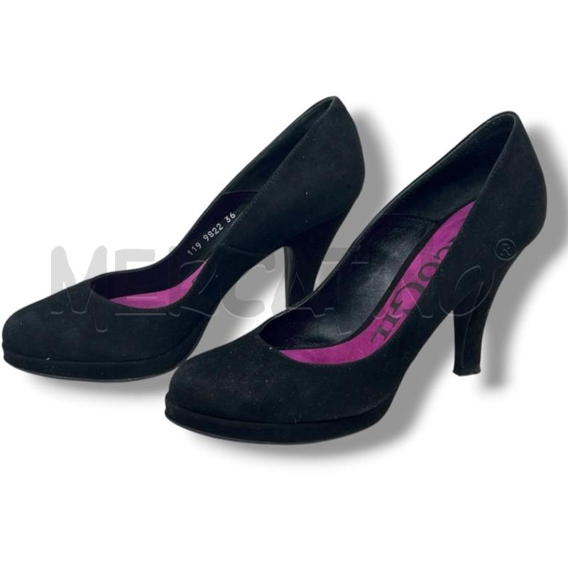 SCARPE DONNA PACO GIL NERE PELLE SCAMOSCIATA | Mercatino dell'Usato Rivoli 3