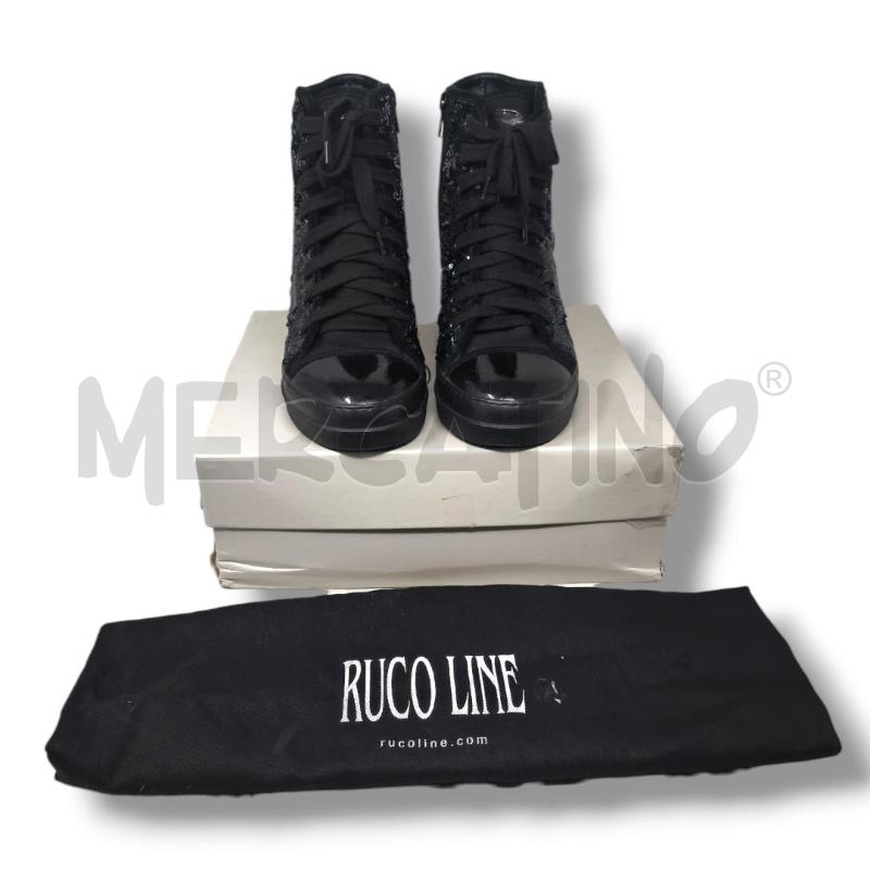 SCARPE DONNA RUCOLINE PAILLETTES NERE | Mercatino dell'Usato Rivoli 1