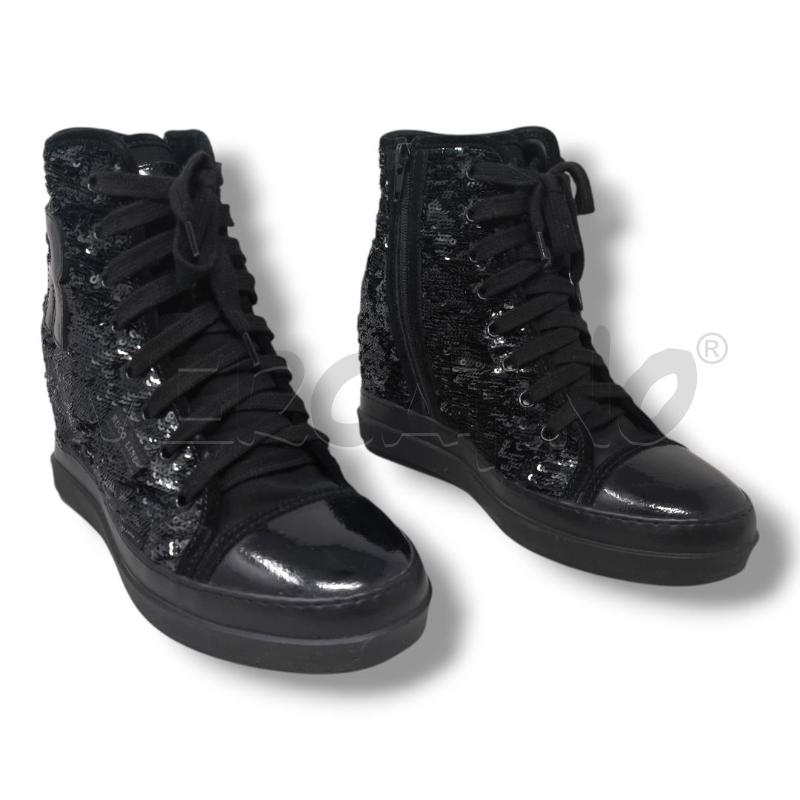 SCARPE DONNA RUCOLINE PAILLETTES NERE | Mercatino dell'Usato Rivoli 3