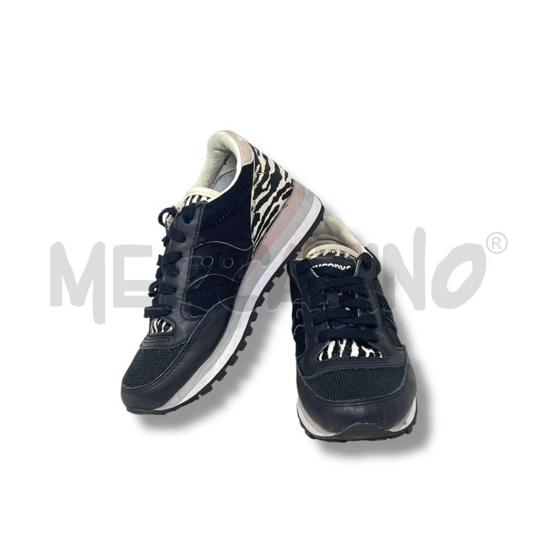 SCARPE DONNA SAUCONY JAZZ TRIPLE BLACK/ZEBRA CAVALLINO | Mercatino dell'Usato Rivoli 1
