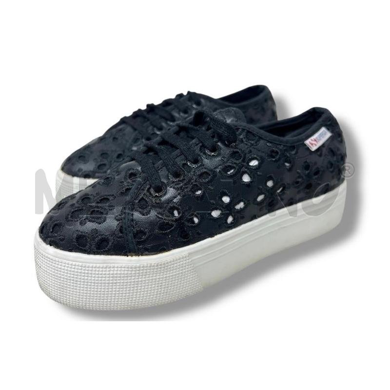 SCARPE DONNA SUPERGA NERE SIMILP TRAFORATE | Mercatino dell'Usato Rivoli 3
