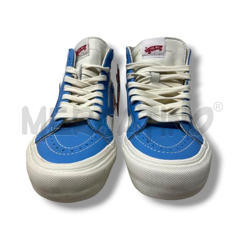 SCARPE DONNA VANS BIANCHE AZZURRE ALTE  | Mercatino dell'Usato Rivoli 2