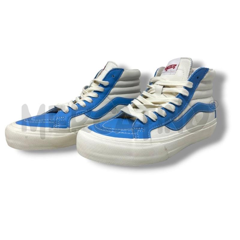 SCARPE DONNA VANS BIANCHE AZZURRE ALTE  | Mercatino dell'Usato Rivoli 3