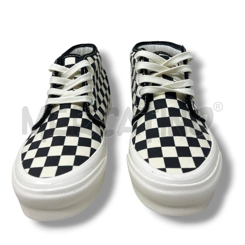 SCARPE DONNA VANS SCACCHI BIANCHE NERE ALTE | Mercatino dell'Usato Rivoli 1