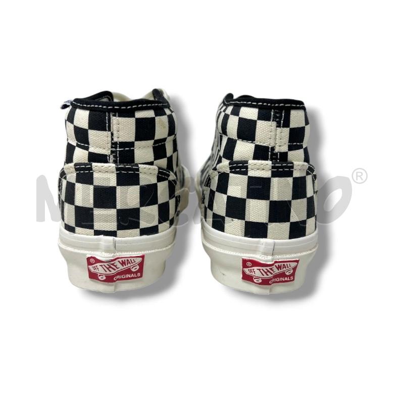 SCARPE DONNA VANS SCACCHI BIANCHE NERE ALTE | Mercatino dell'Usato Rivoli 4