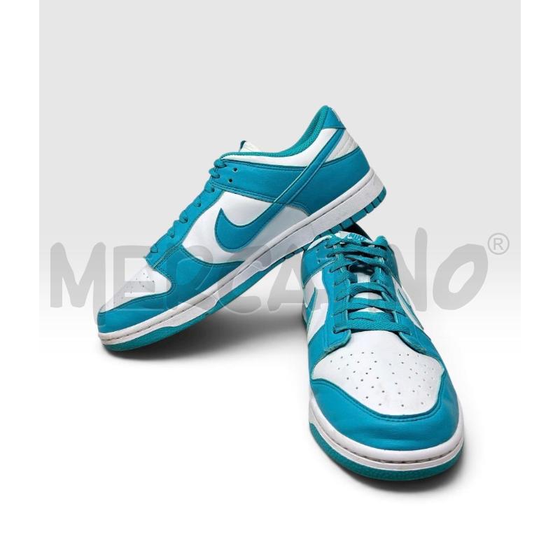 SCARPE NIKE DUNK LOW DUSTY CACTUS BIANCHE VERDE ACQUA | Mercatino dell'Usato Rivoli 1