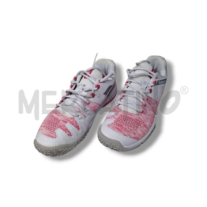 SCARPE SPORT BABOLAT ROSA BIANCHE 40.5 | Mercatino dell'Usato Rivoli 1