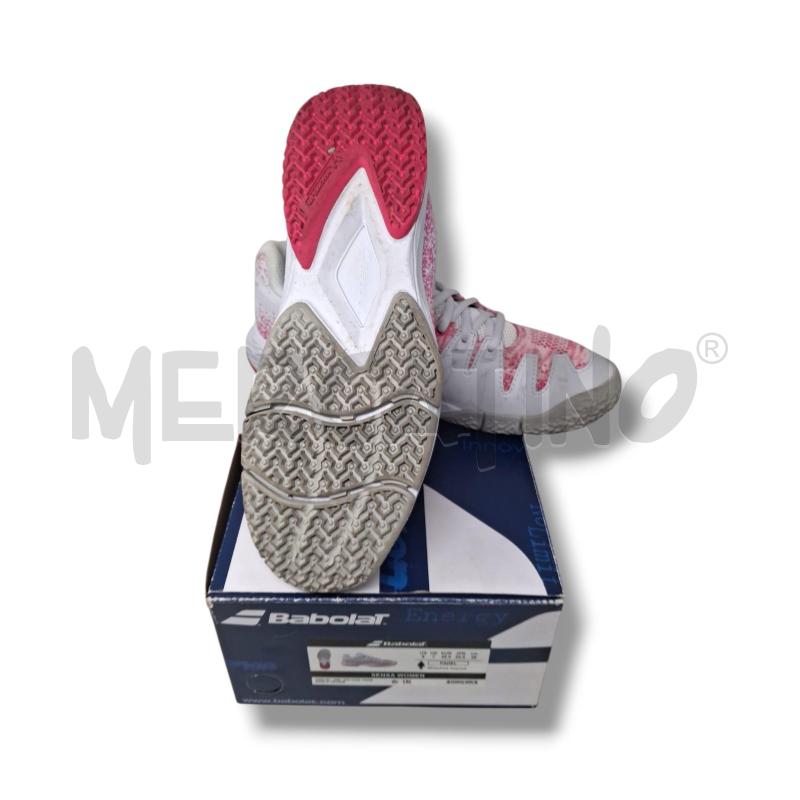 SCARPE SPORT BABOLAT ROSA BIANCHE 40.5 | Mercatino dell'Usato Rivoli 2