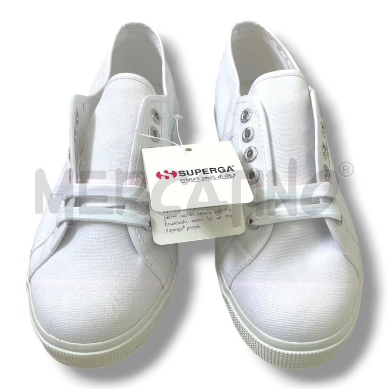 SCARPE SUPERGA BASSE TELA BIANCHE | Mercatino dell'Usato Rivoli 2