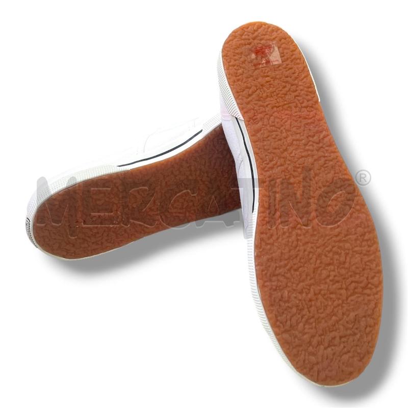 SCARPE SUPERGA BASSE TELA BIANCHE | Mercatino dell'Usato Rivoli 5