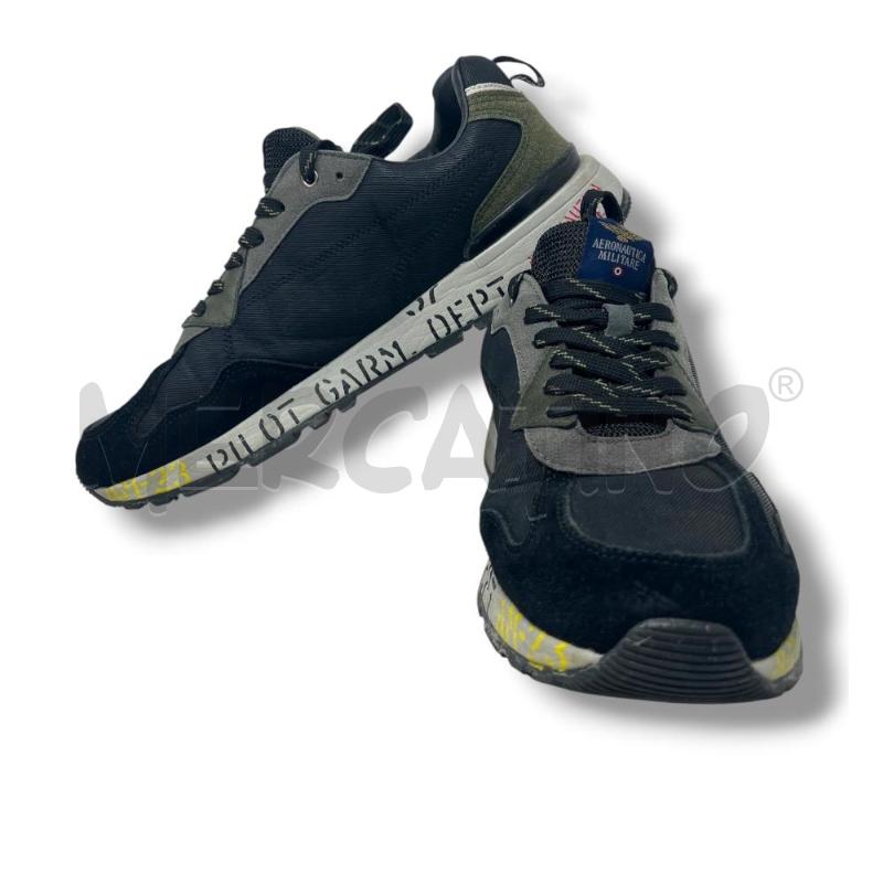 SCARPE UOMO AERONAUTICA MILITARE NERE SCAMOSCIATE | Mercatino dell'Usato Rivoli 1