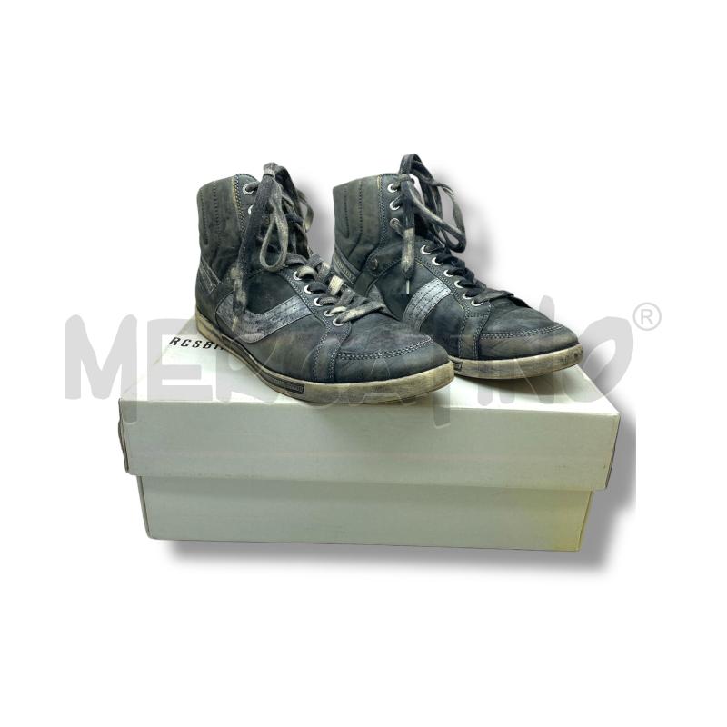 SCARPE UOMO BIKKEMBERGS WEMBLEY SUEDE GREY  | Mercatino dell'Usato Rivoli 1