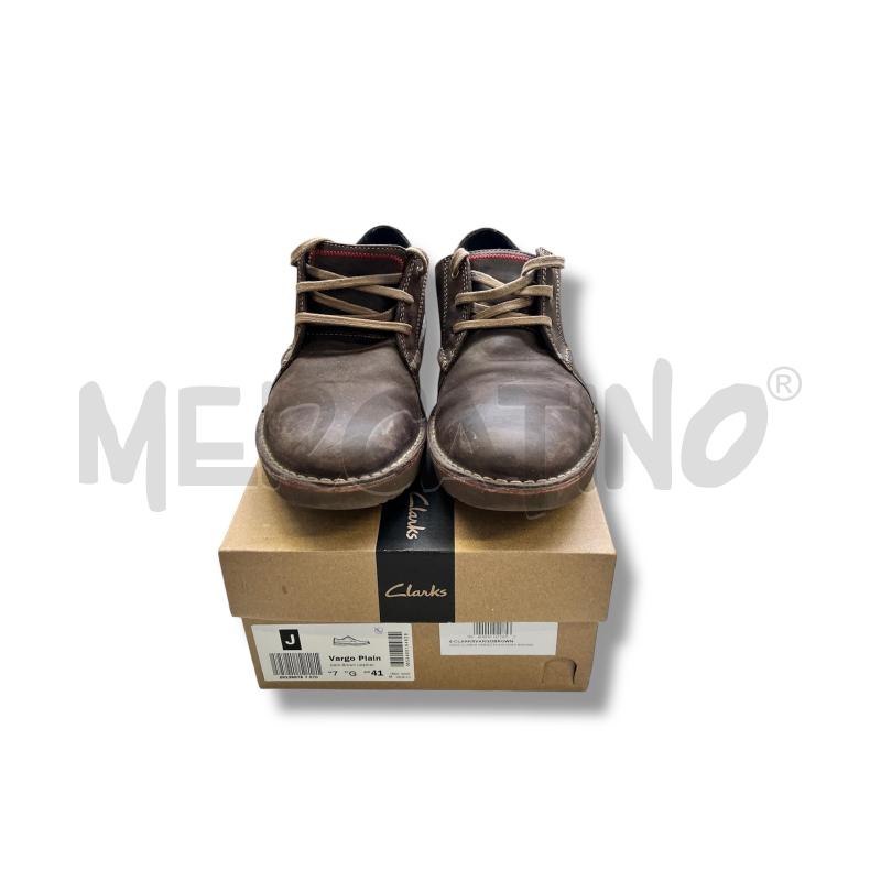 SCARPE UOMO CLARKS VARGO PLAIN MARRONI PELLE | Mercatino dell'Usato Rivoli 1