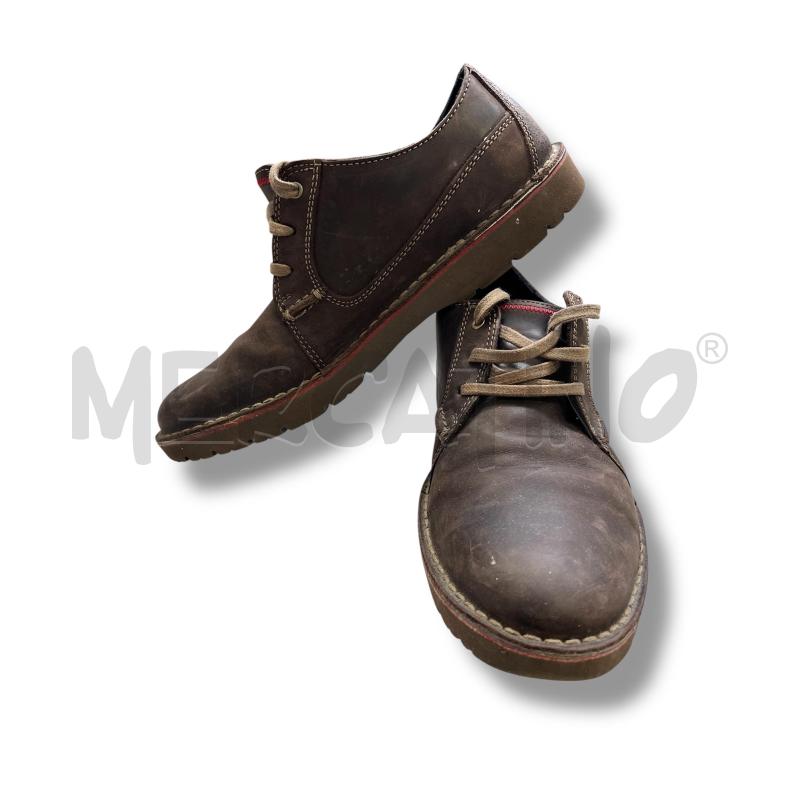 SCARPE UOMO CLARKS VARGO PLAIN MARRONI PELLE | Mercatino dell'Usato Rivoli 2