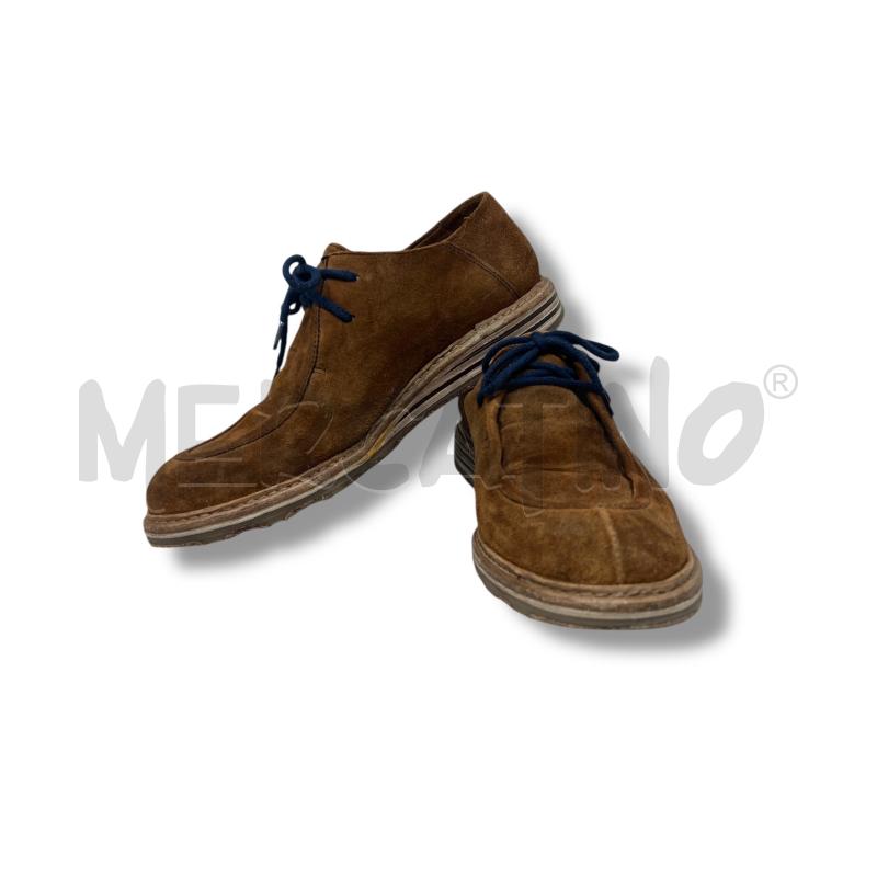 SCARPE UOMO HUNDRED 100 MARRONI SCAMOSCIATE  | Mercatino dell'Usato Rivoli 1